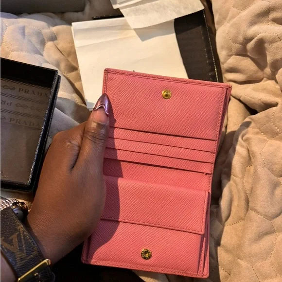 Pink Prada Card Holder - Picture 3 of 4